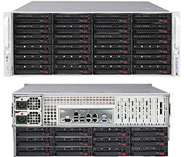 LifeCom Storage 4U 36-bay X9 SC847 E5-v2 10GB