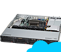 Server Supermicro Cloud - Profesional Package 01(10VM, 2TB) E5 Series S043